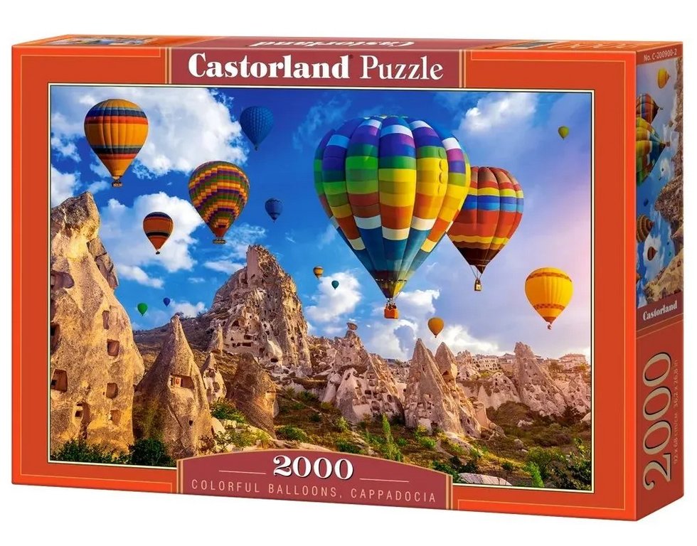 Пазлы 2000 дет. "Цветные воздушные шары. Каппадокия"  Castor Land 9+