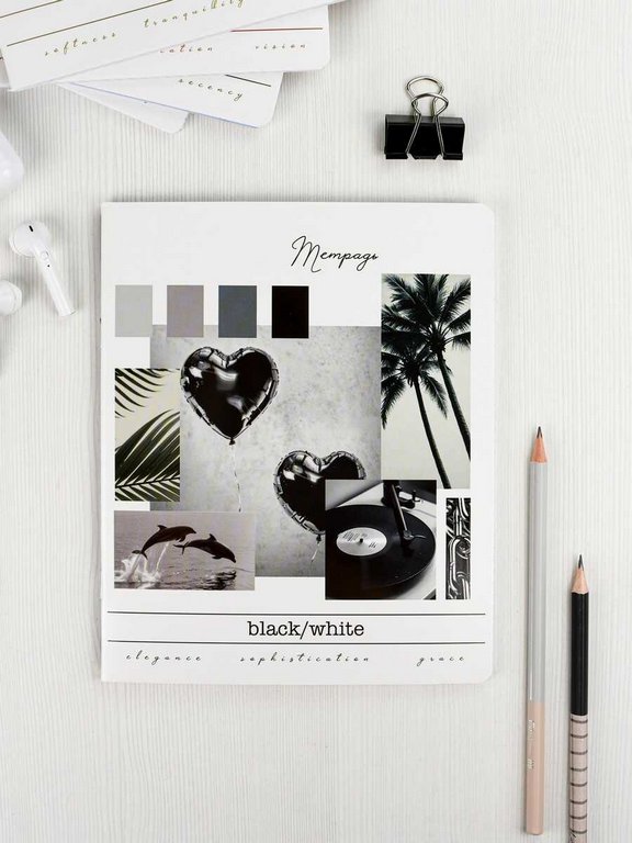 Тетрадь 48 лист кл. А5+ на скрепке "КОЛЛАЖ" 5 ВИДОВ