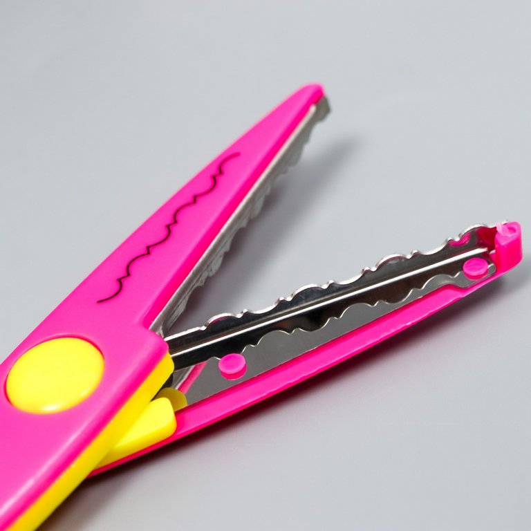 Ножницы фигурные 13,0см (набор 6 шт) "Цветик" АРТ УЗОР