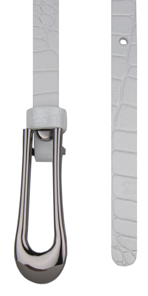 Ремень Alliance нат. кожа,  ширина 12мм, светло-серый