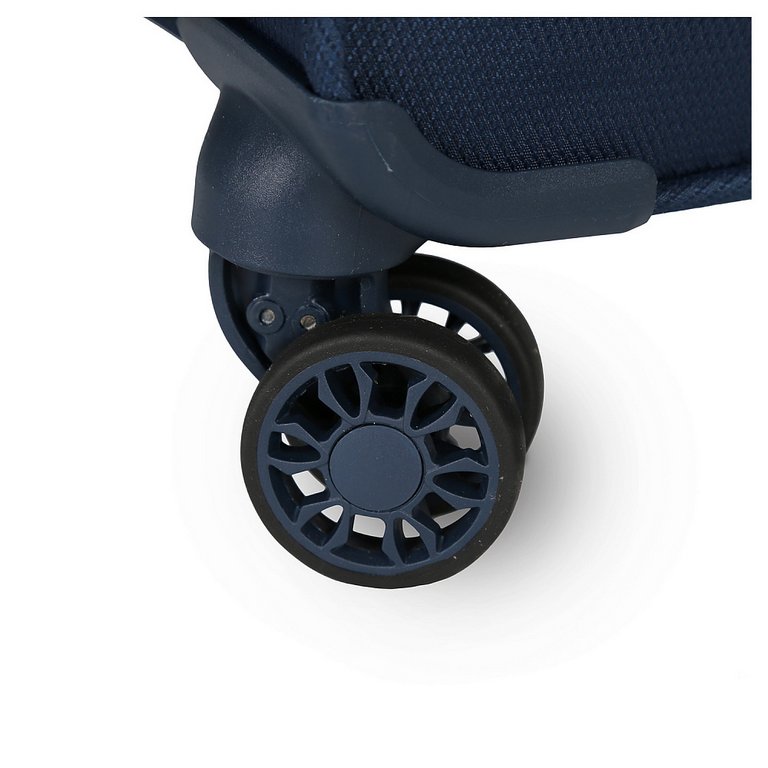 Чемодан 4-х колесный FABRETTI 100% полиэстер, 48X78X31см, синий