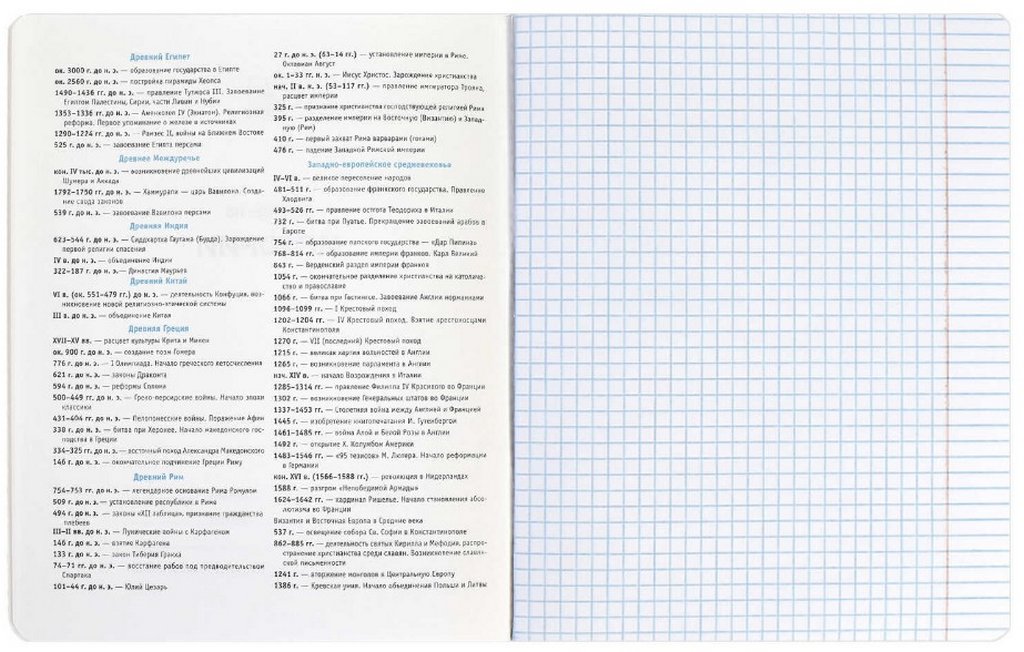 Тетрадь 48 лист кл. А5+ на скрепке, со справ. мат-ом "ФРАЗЫ С ХАРАКТЕРОМ. ИСТОРИЯ"