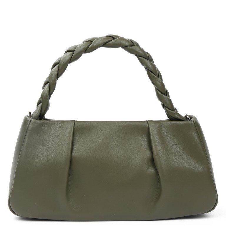 Сумка женская FABRETTI 31х15х8 см, нат. кожа, табачный