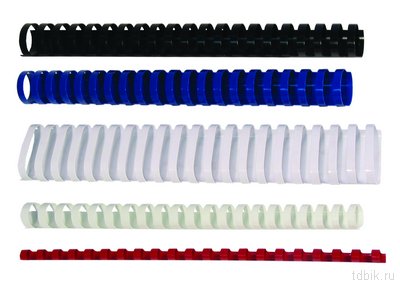 Гребенки пласт. d = 12 mm (бел) 100 шт/уп (100 листов)