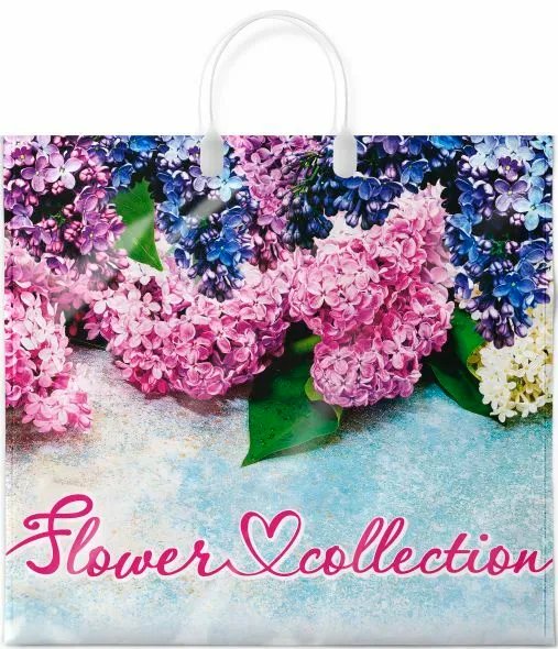 Пакет с пластиковыми ручками 38*35см "Май"