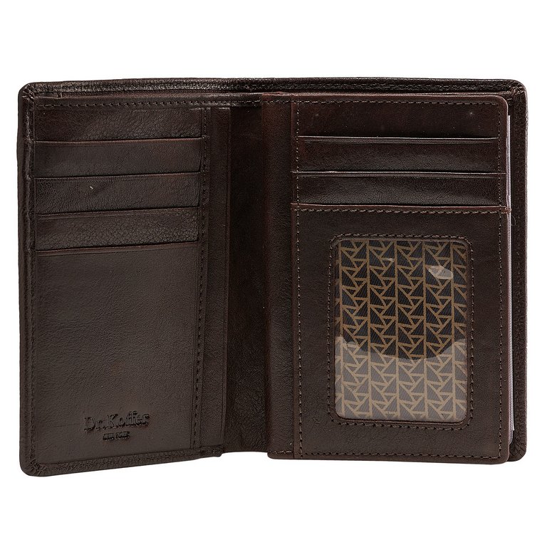 Обложка для автодокументов Dr.Koffer нат. кожа, коричневый
