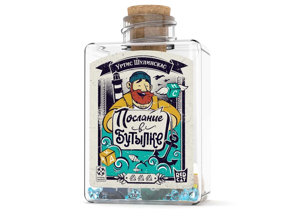 Игра настольная  .8+ "Послание в бутылке" Стиль Жизни