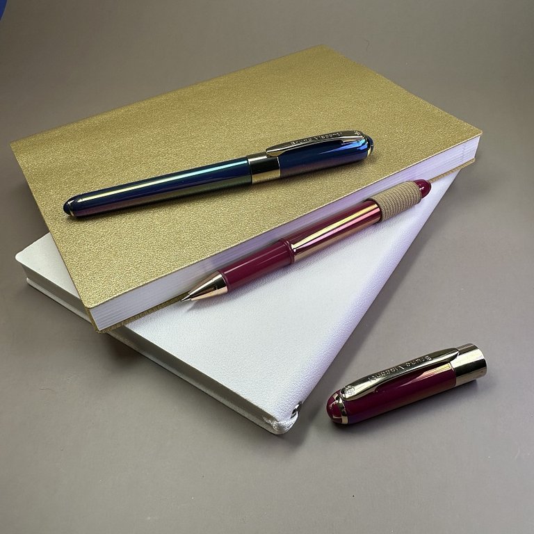 Ручка шариковая Bruno Visconti "Monaco Pearl" 0,5мм синяя (пурпурный корпус)