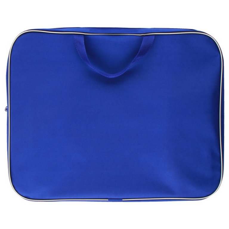 Папка-портфель текстильный А3 deVENTE на молнии, с внутренним карманом, синий
