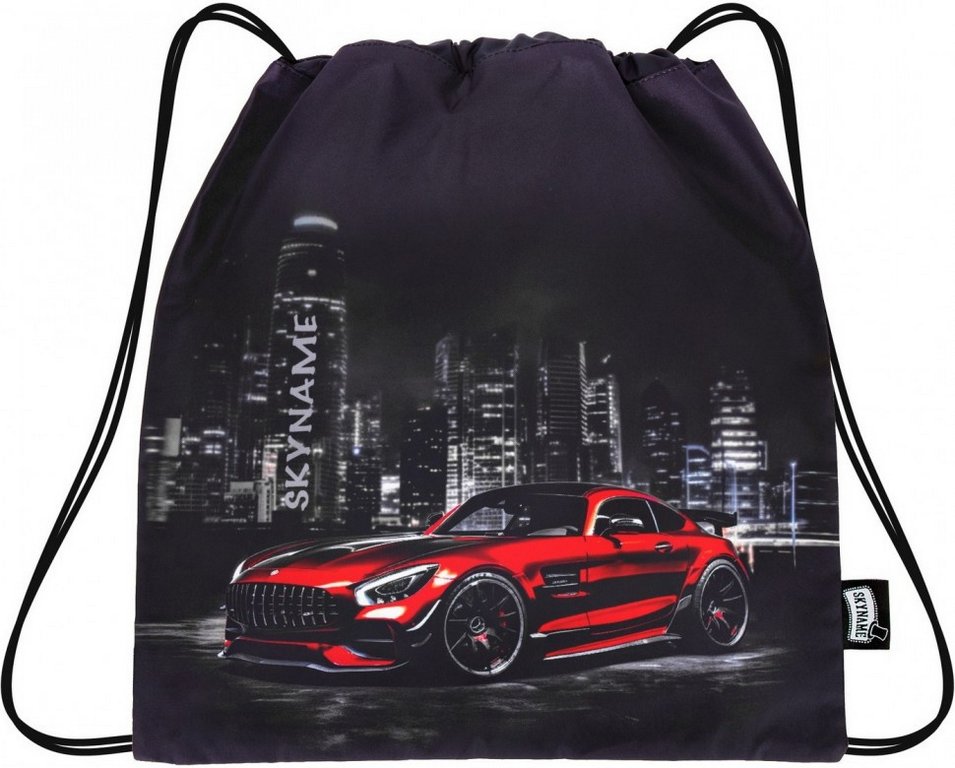 Сумка для обуви для мальчика 45*40 см SkyName "Красная машина"