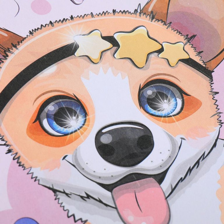 Фреска. Картина из песка "Корги" 17*23 см MultiArt