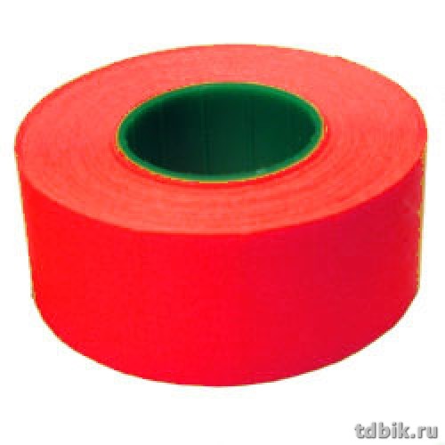 Лента для э/пистолетов цвет красный 21,5*12 прямоуг. (700 эт)