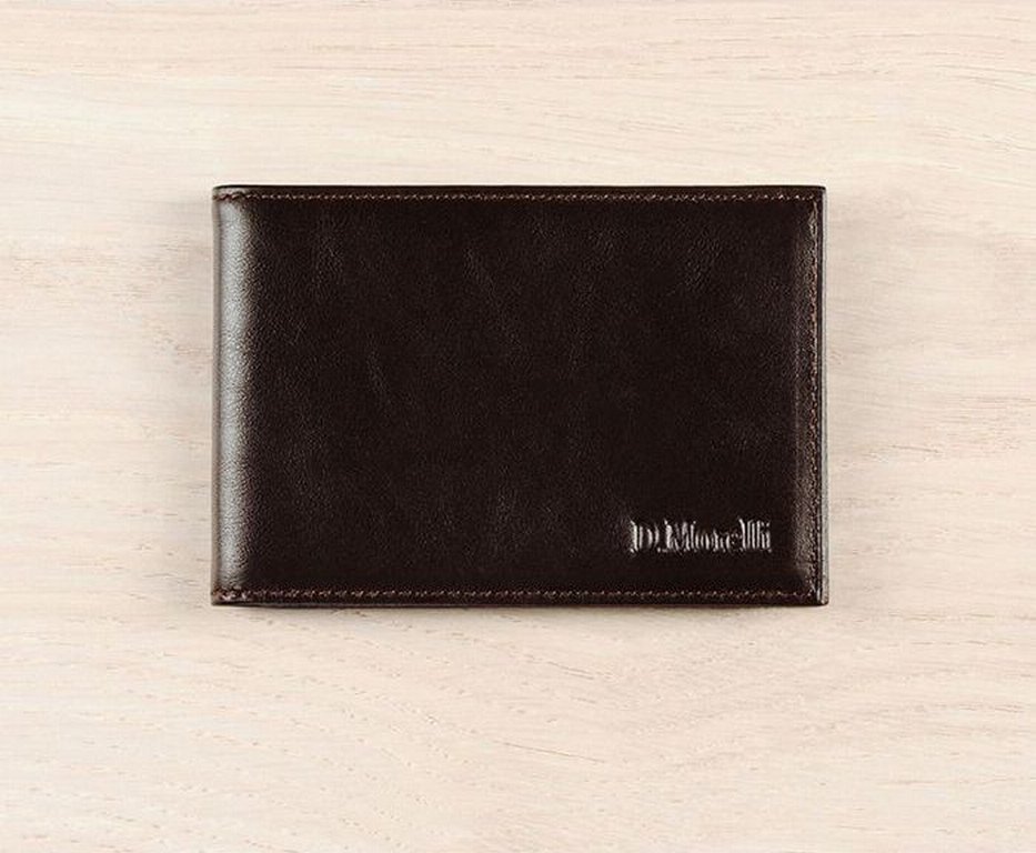 Визитница D.Morelli "Brown" нат. кожа