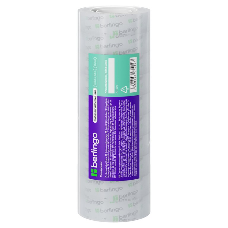 Скотч прозрачный 15 мм *33 м, 38 мкм Berlingo