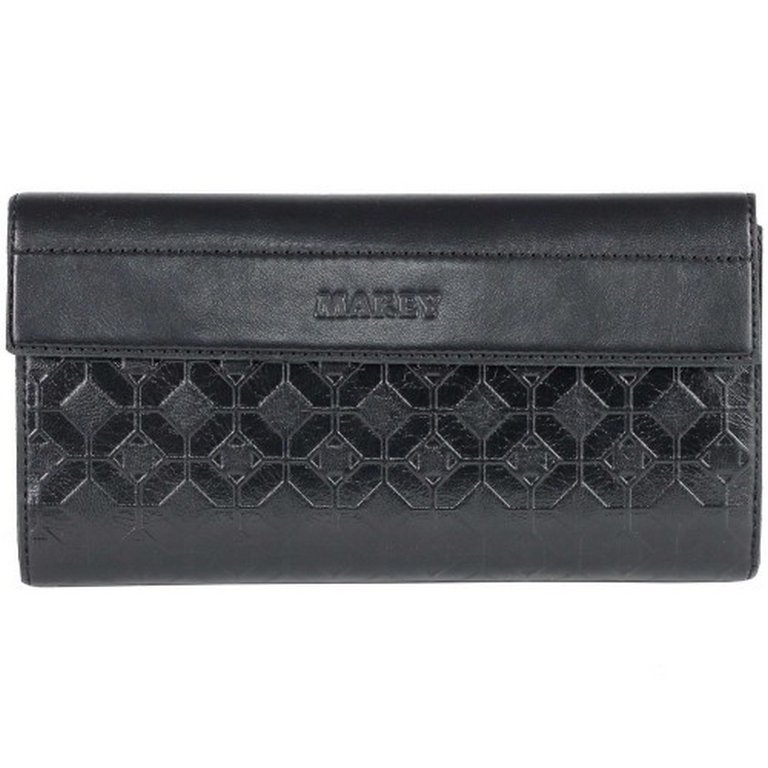 Портмоне Макей 18,9*10,5см, нат. кожа, цв. черный