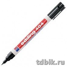 Маркер перманентный  0,75 мм Edding круглый, черный