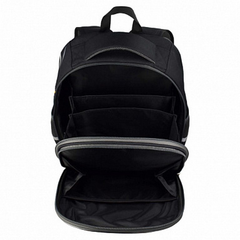 Рюкзак каркасный для мальчика Феникс+ "Кибер лев" 29*39*14 см черный