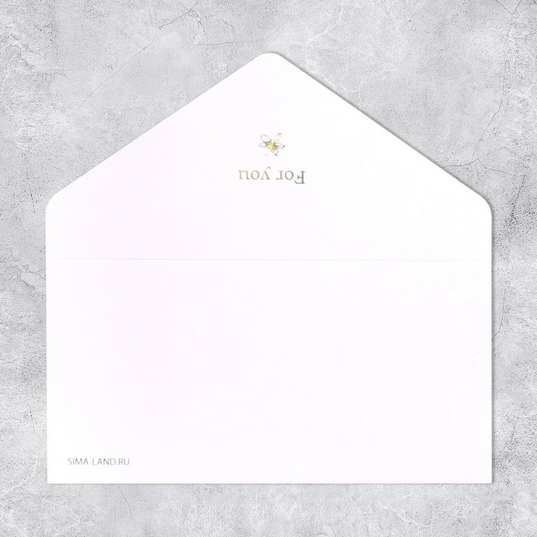 Конверт (для денег)  ЛЮКС "For you"софт тач