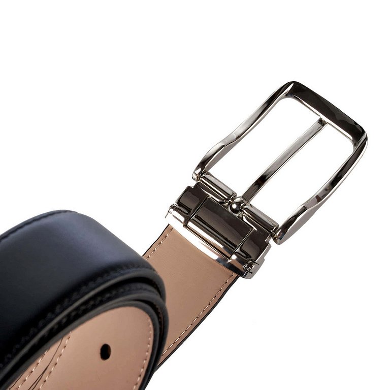 Ремень Dr.Koffer мужской нат. кожа, черный