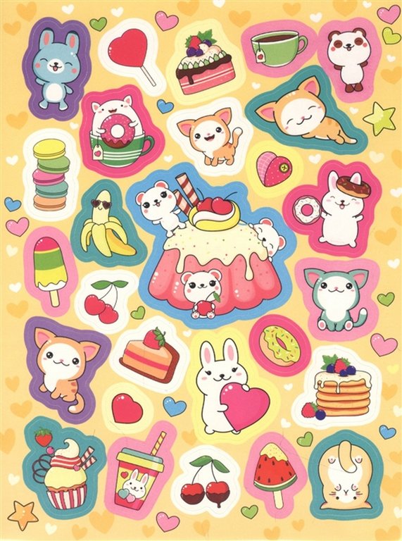 Набор наклеек 100 шт "Самые ми-ми-мишные" Росмэн