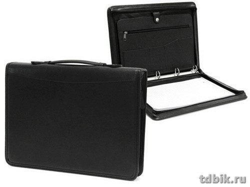 Папка "Alliance" кож.зам., черная