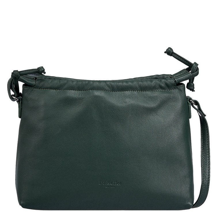 Сумка женская Dr.Koffer 28х20х12см см, нат.кожа зеленая