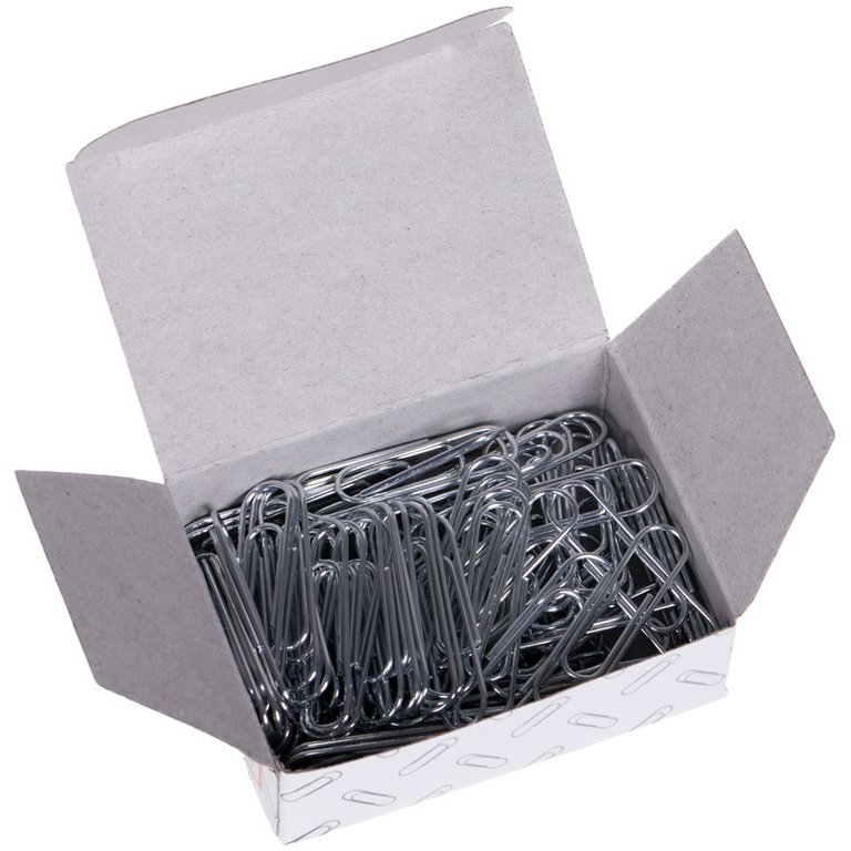Скрепки 28 мм 100 шт/уп оцинкованные OficeSpace