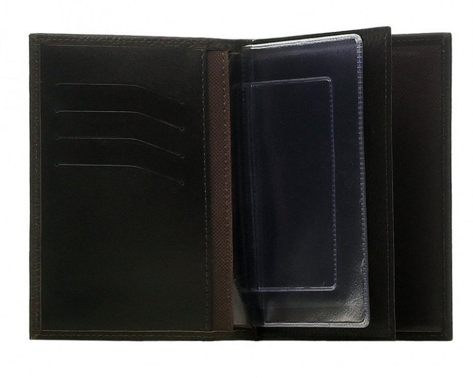 Бумажник водителя Форсаж-4 нат. кожа с отд.для паспорта