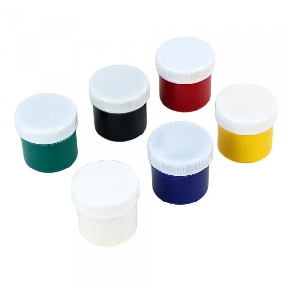 Краски пальчиковые  6цв. по 40мл Луч