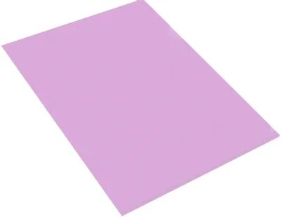 Папка-уголок A4 пластик 0,18 мм жест. цв. Pastel фиолетовый Бюрократ