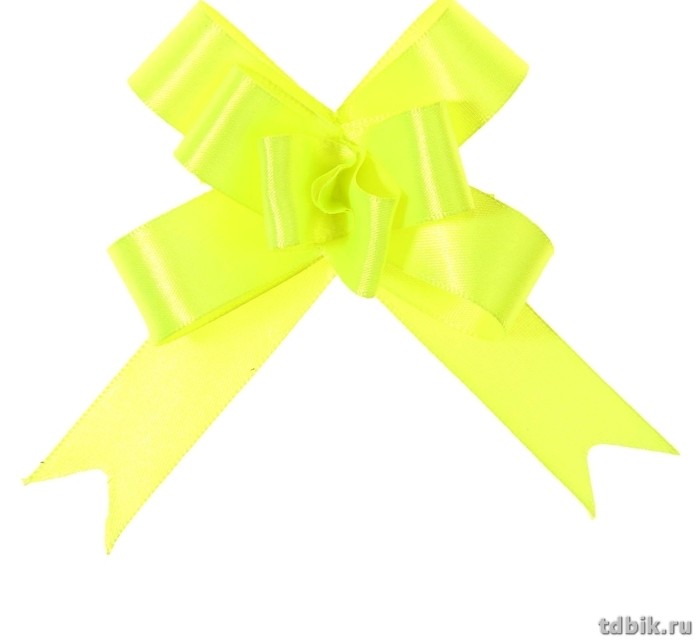 Бант Бабочка 18мм атласный ярко-зеленый