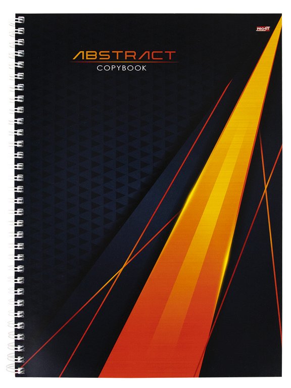 Тетрадь 96 лист кл. А4 на гребне "АБСТРАКТНАЯ ПОЛОСА" Проф-Пресс