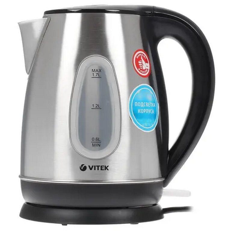 Чайник Vitek VT-7039 1,7л, 2200Вт сталь