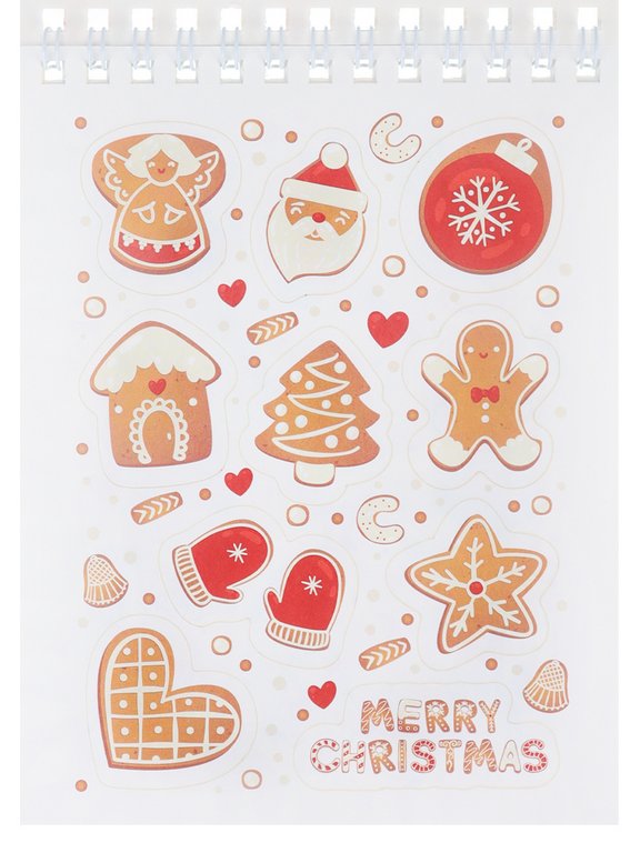 Набор наклеек 150 шт "Мой Уютный Новый год" 16л., А6, MILAND