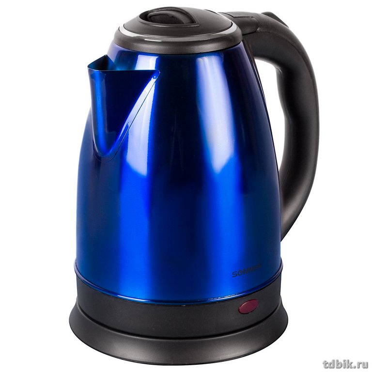 Чайник Sonnen 1,8л, 1500Вт сталь, цв. синий