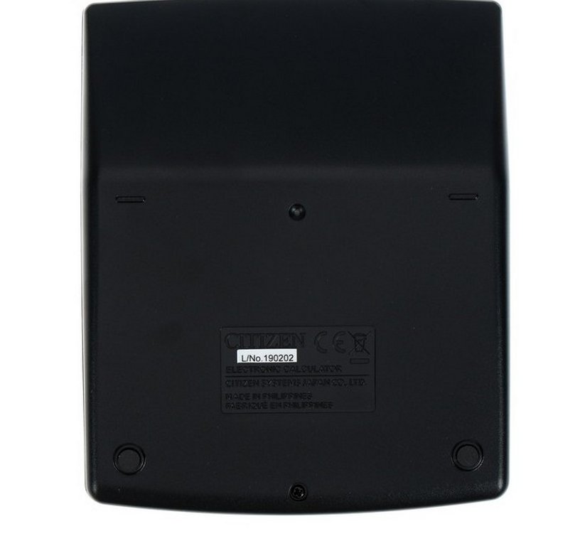 Калькулятор наст. Citizen SDC-810BN/NR  (10 разр., 2 питания 124x102x25мм)