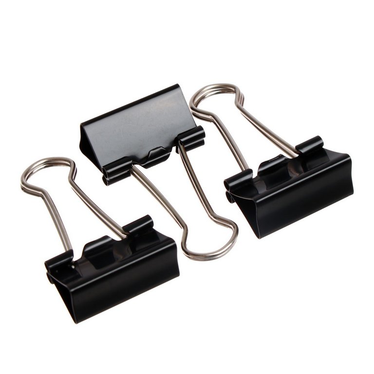 Зажим для бумаг 25 мм черный Globus