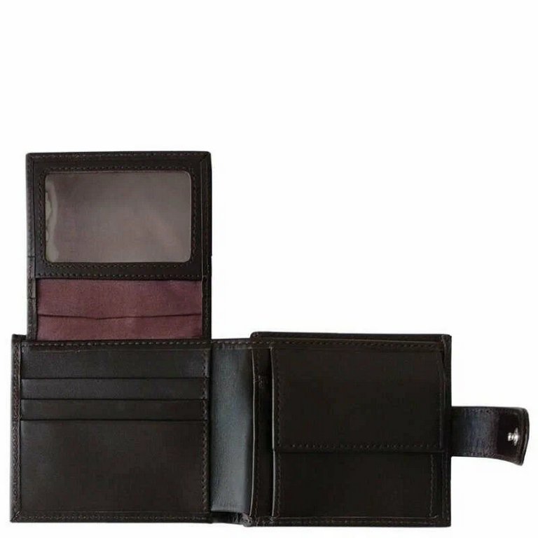 Портмоне D.Morelli мужское "Brown-2" с хляст., нат.кожа