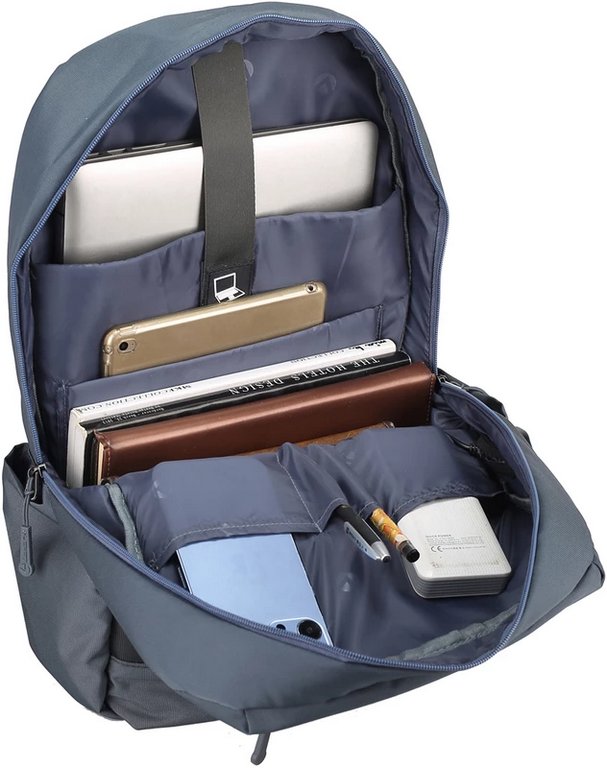 Рюкзак для ноутбука "Lamark" 15.6" (420х290х55 мм) цв. темно-серый