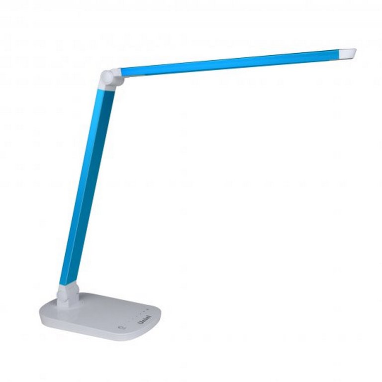 Светильник наст. Uniel 8W/5000К/Dimmer, цвет синий металлик, светодиодный