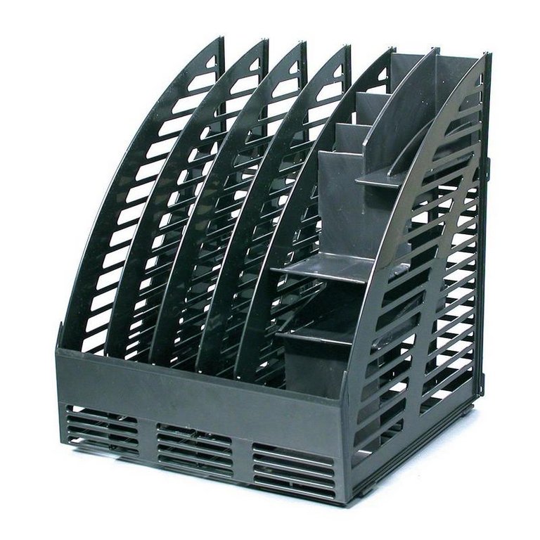 Лоток вертикальный 4 отделения по 40мм + органайзер Attache