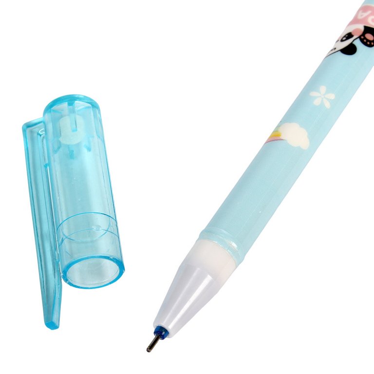 Ручка пиши-стирай гелевая "Панда" синяя 0,38мм