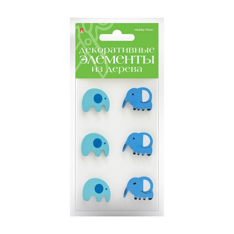 Декор деревянный "Слоники" HobbyTime