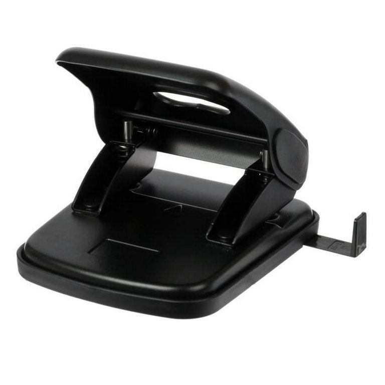 Дырокол до 35л метал. deVENTE с линейкой черный