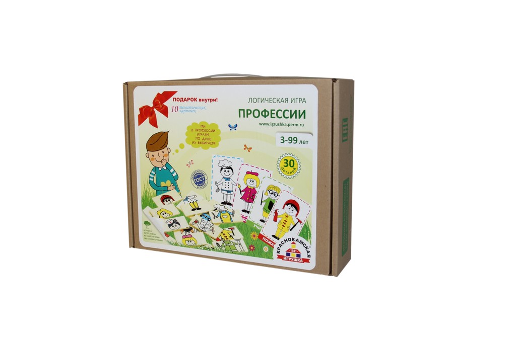 Игра обучающая  Профессии 3+