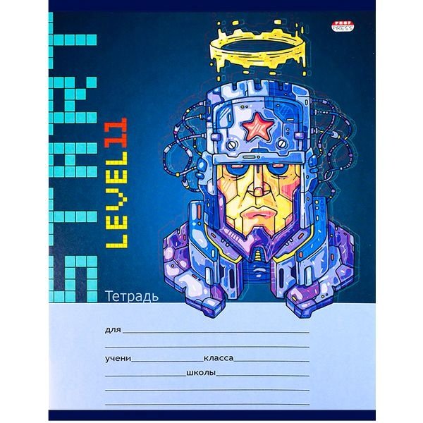 Тетрадь 24 лист кл. А5  Prof-Press "КИБЕРГЕРОИ" мелов. обл.