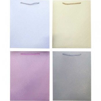 Пакет бумажный 18*23см тиснение "Pastel Pattern" deVENTE (ассорти)