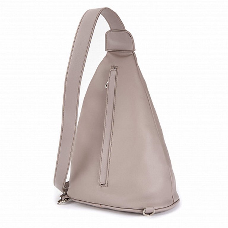 Рюкзак женский Jane's Story 25х30х16см, экокожа, серый