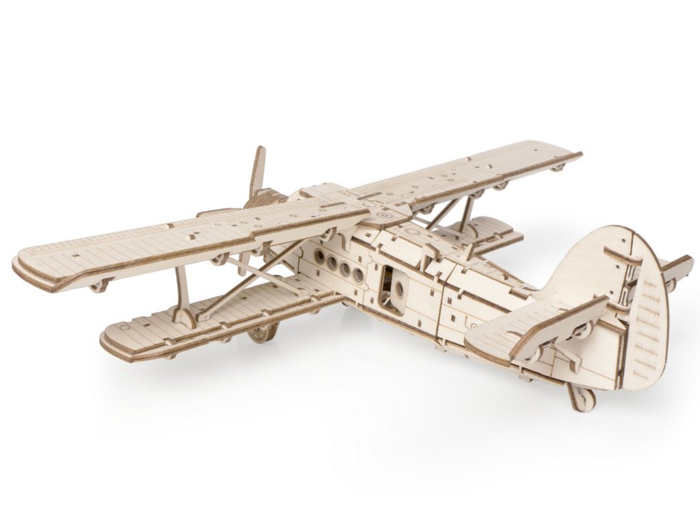 Сборная модель из дерева  144 дет. "Самолёт Арлан" 350*245*78мм