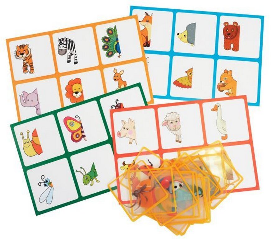 Лото пластиковое "Угадай, кто это? Найди половину" 2+ Airis-Press